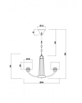 Люстра Freya FR5003PL-05B-foto2