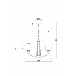 Люстра Freya FR5003PL-05B-foto2