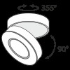 Потолочный светильник Technical C022CL-L12B