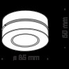 Потолочный светильник Technical C022CL-L7B