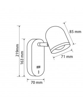 Настенный светильник (бра) Freya FR10003WL-L4B-foto2
