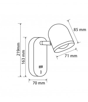 Настенный светильник (бра) Freya FR10003WL-L4B-foto2