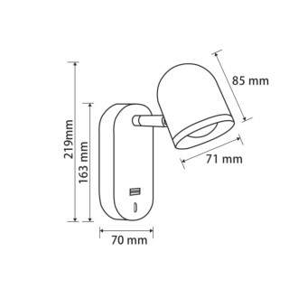 Настенный светильник (бра) Freya FR10003WL-L4B-foto2