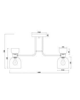 Люстра Freya FR5094PL-05G