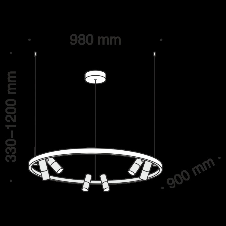 Подвесной светильник Maytoni MOD102PL-L42B4K