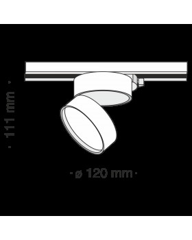 Трековый светильник Technical TR007-1-18W3K-B-foto4