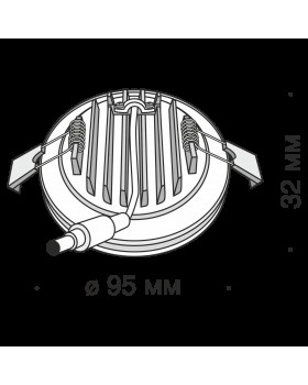 Встраиваемый светильник Technical DL2001-L12W4K-foto3