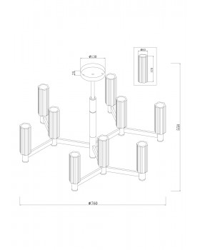 Люстра Freya FR5167PL-09BS-foto6