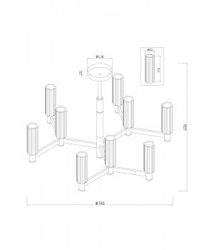 Люстра Freya FR5167PL-09BS-foto6