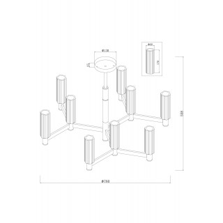 Люстра Freya FR5167PL-09BS-foto6