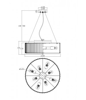 Потолочный светильник Maytoni MOD080CL-08CH-foto3