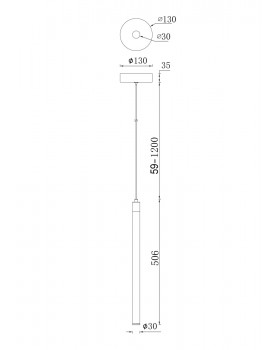 Подвесной светильник Technical P021PL-L10MG3K-foto2