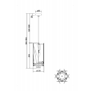 Подвесной светильник Maytoni MOD017PL-01BS-foto2
