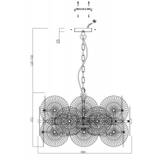 Подвесной светильник Maytoni MOD007PL-10G-foto5