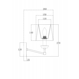 Настенный светильник (бра) Maytoni MOD064WL-01N-foto2