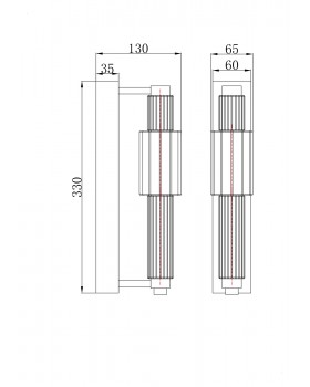 Настенный светильник (бра) Maytoni MOD308WL-L9GN3K-foto3