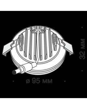 Встраиваемый светильник Technical DL303-L12B-foto3