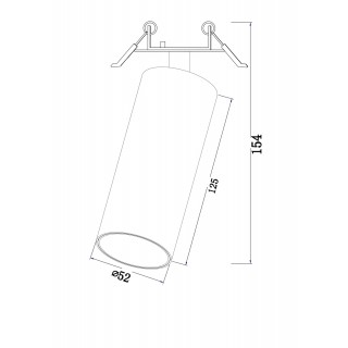 Встраиваемый светильник Technical C053CL-L12B4K-foto2