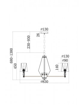 Люстра Maytoni MOD038PL-08CH-foto3