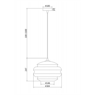 Подвесной светильник Maytoni P079PL-01BL-foto3