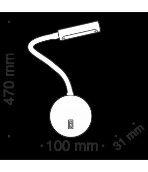 Настенный светильник (бра) Technical C035WL-L3B3K-foto3