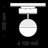 Трековый светильник Technical TR017-2-10W4K-B