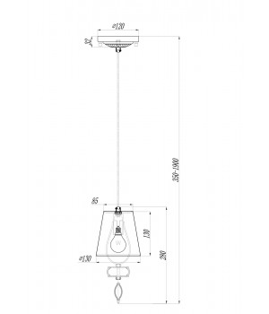 Подвесной светильник Maytoni ARM006PL-01G-foto2