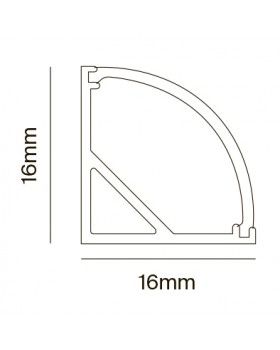 Комплектующие к светодиодной ленте Technical ALM008S-2M-foto2