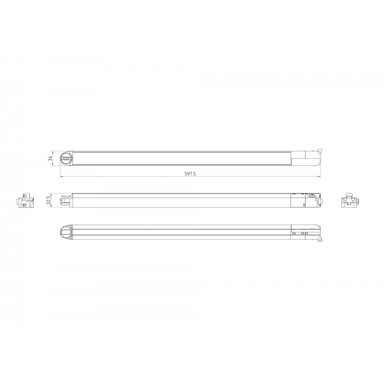 Трековый светильник Technical TR000-1-15W3K-W