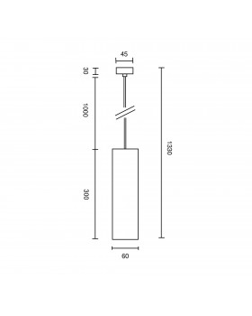 Подвесной светильник Technical P075PL-01W-foto2