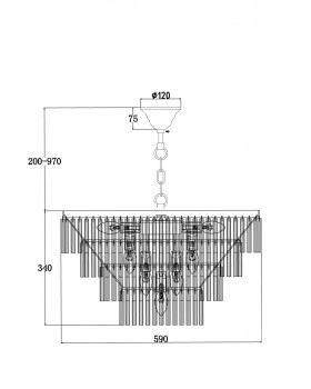 Подвесной светильник Maytoni MOD093PL-13BS-foto2