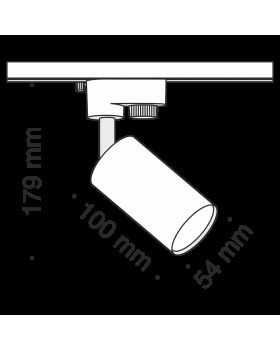 Трековый светильник Technical TR002-1-GU10-B-foto2