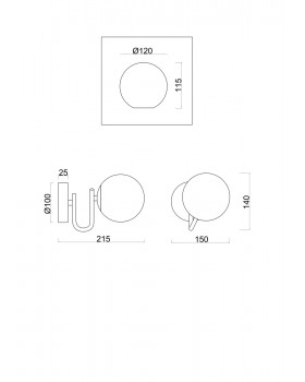 Настенный светильник (бра) Freya FR5013WL-01CH-foto2