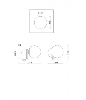 Настенный светильник (бра) Freya FR5013WL-01CH-foto2
