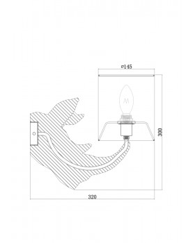 Настенный светильник (бра) Maytoni MOD470WL-01W-foto3