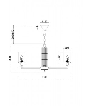 Подвесной светильник Maytoni H015PL-08G-foto2