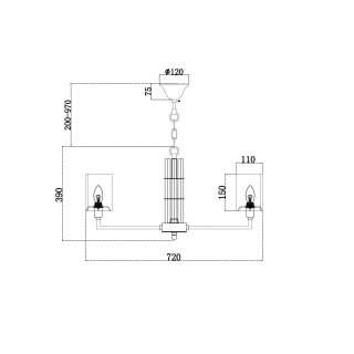 Подвесной светильник Maytoni H015PL-08G-foto2