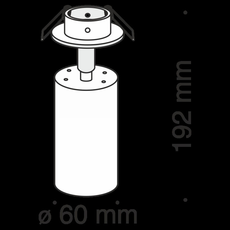 Потолочный светильник Technical C018CL-01MG