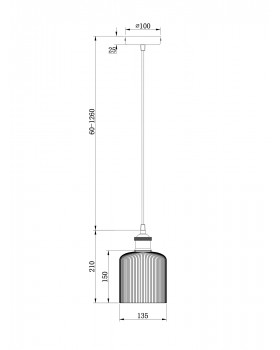 Подвесной светильник Freya FR9005PL-01GB-foto4