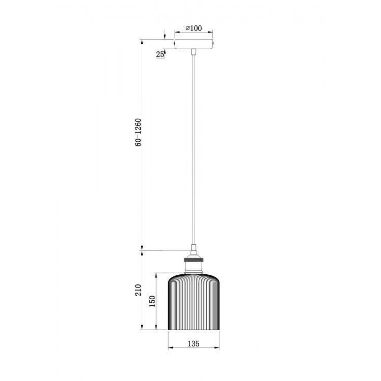 Подвесной светильник Freya FR9005PL-01GB