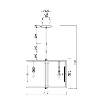 Подвесной светильник Maytoni MOD099PL-06G-foto5