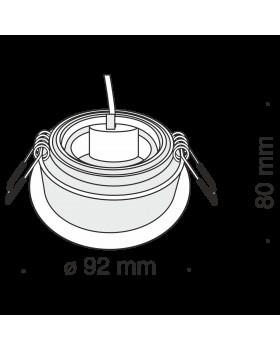 Встраиваемый светильник Technical DL025-2-01B-foto6