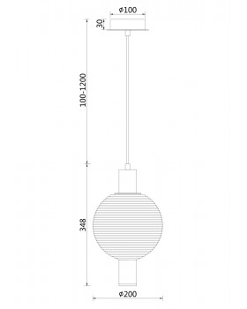 Подвесной светильник Maytoni P060PL-01BS-foto4
