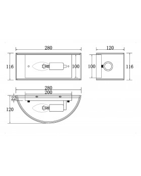Настенный светильник (бра) Maytoni MOD096WL-01CH-foto3