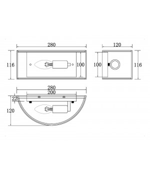 Настенный светильник (бра) Maytoni MOD096WL-01CH-foto3