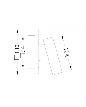 Настенный светильник (бра) Technical C175-WL-01-6W-MG-foto3