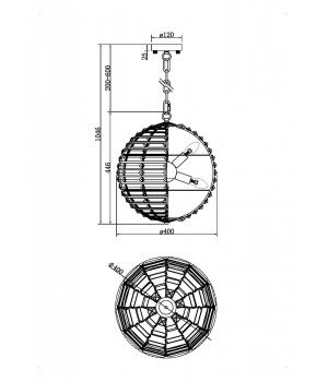 Подвесной светильник Maytoni MOD092PL-06CH-foto2