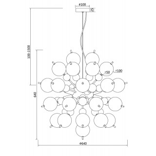 Подвесной светильник Maytoni MOD133PL-08BS-foto3
