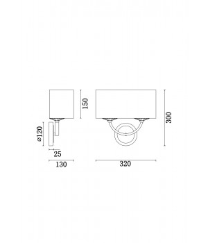 Настенный светильник (бра) Freya FR5034WL-02CH-foto2