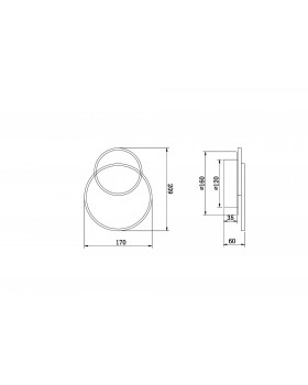 Настенный светильник (бра) Freya FR10025WL-L10W